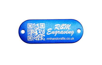 Custom Engraved Anodized Aluminium Tag