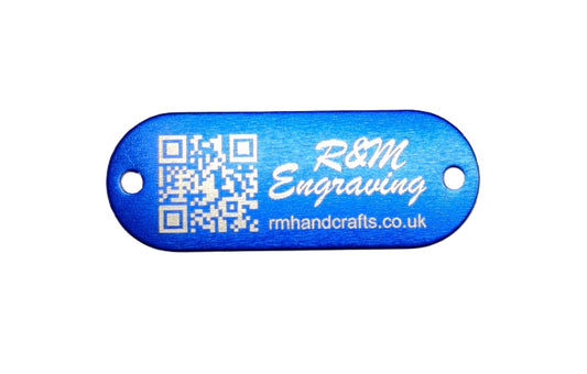 Custom Engraved Anodized Aluminium Tag